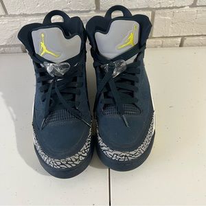 ALTERED Jordan Son of Armory Navy/Electrolime-White Mens Size 10.5 - 512245-405